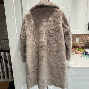 Babaton Teddy Coat Medium Brown